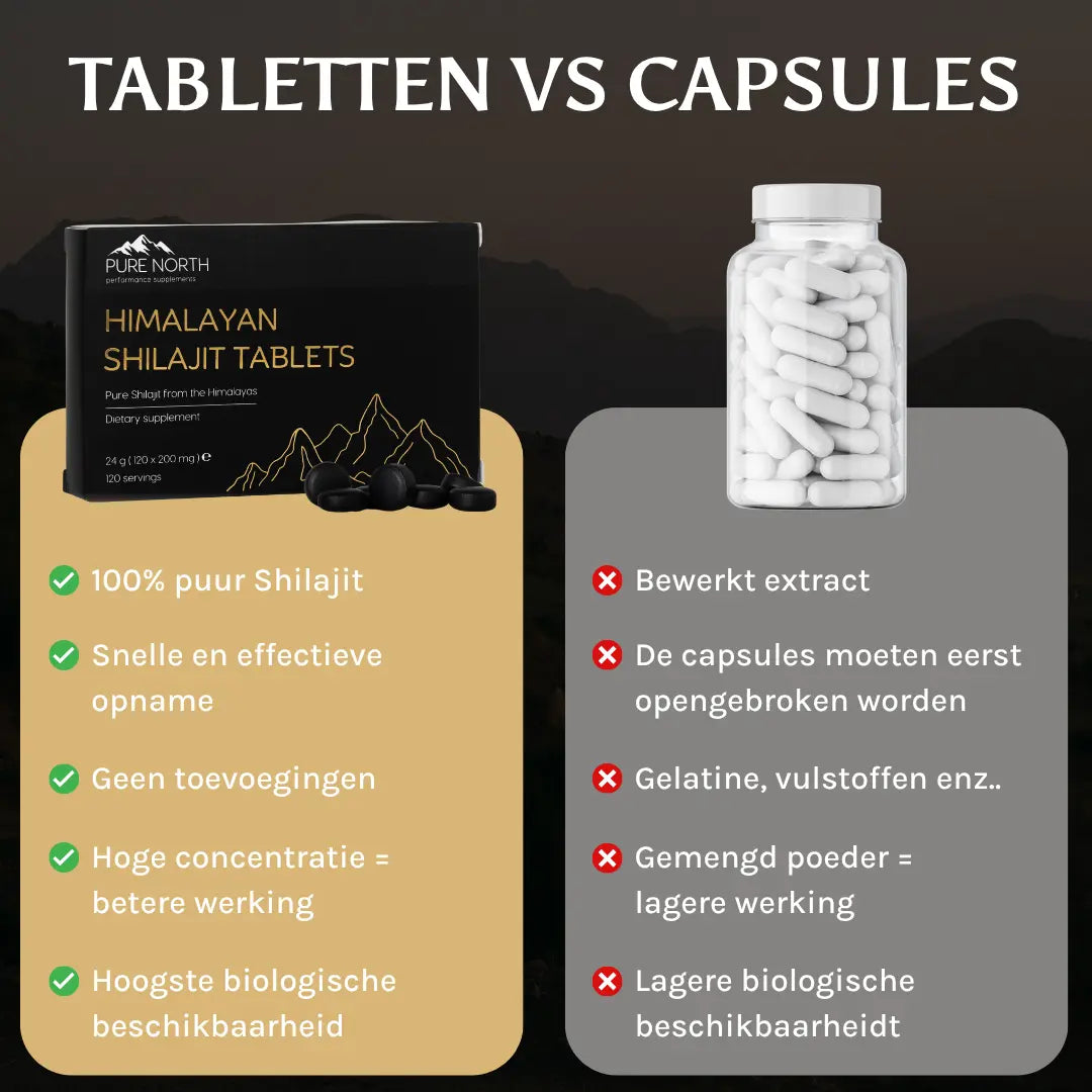 Pure North Himalayan Shilajit Tablets